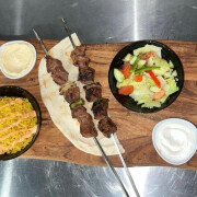 Lamb Plate (2 skewers)